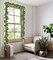 Artificial Vines Ivy Garland 3Pcs 6.3Ft Fake Green Leaves Ivy Garland Faux Hanging Plants Greenery Decor Artificial Vines for Home Outdoor Indoor Home Wall Garden Table Wedding Room Decor